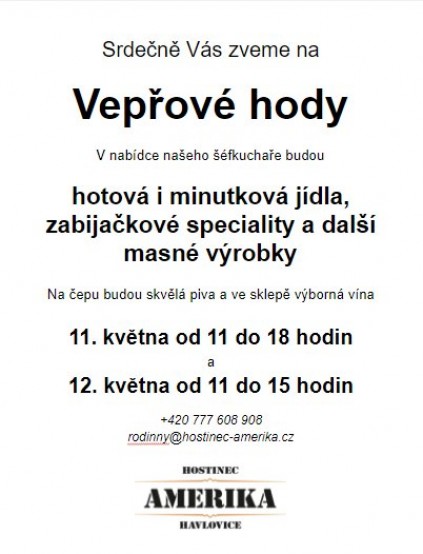 Vepřové hody 2019